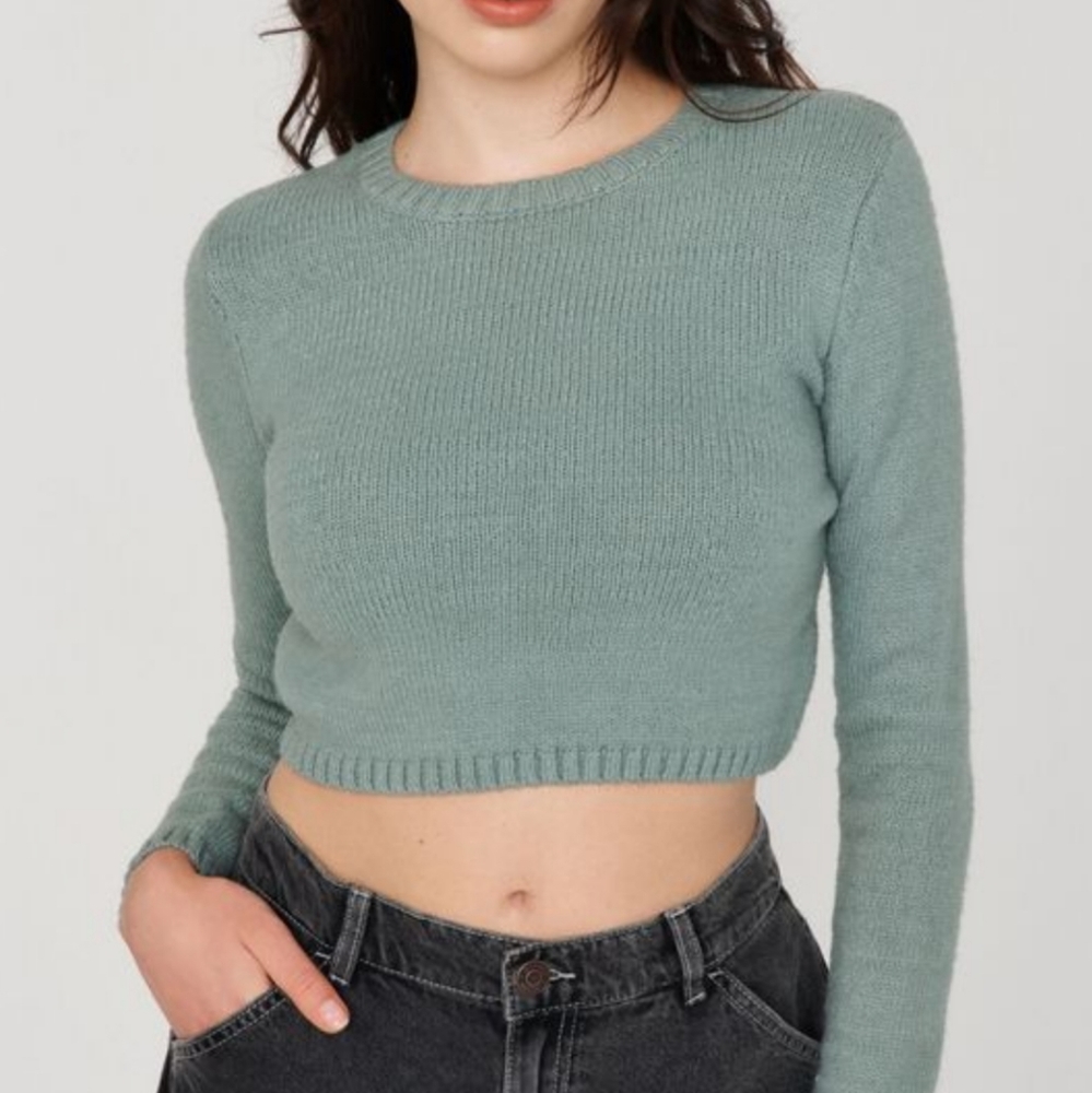 GARAGE Lauren Sweater in Chinois Green
